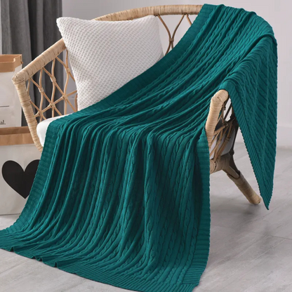 The Knitted Blanket - 100% Cotton