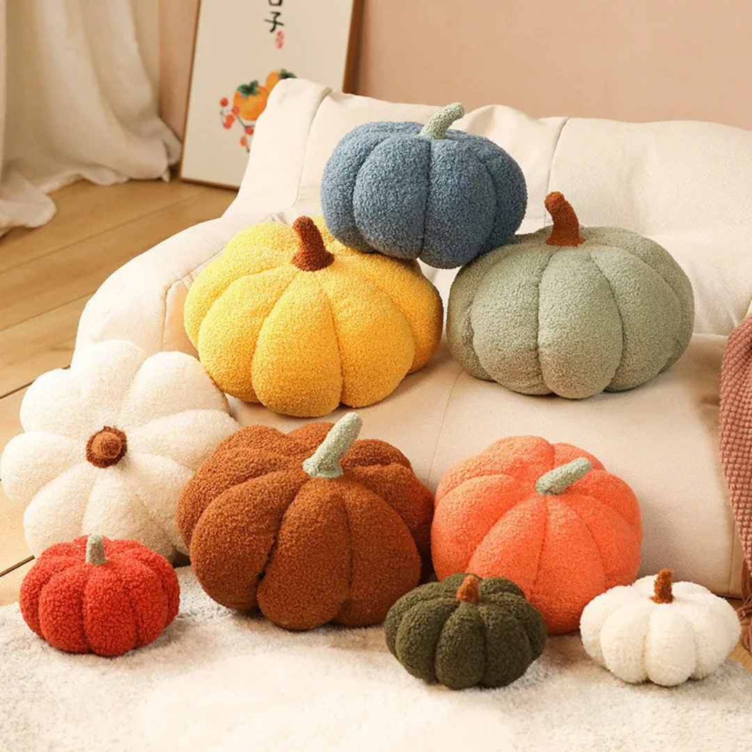 The Fleece Pumpkin Pillow