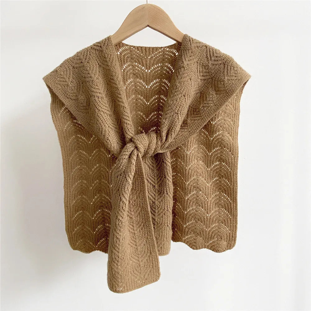 Knitted Autumn Shawl