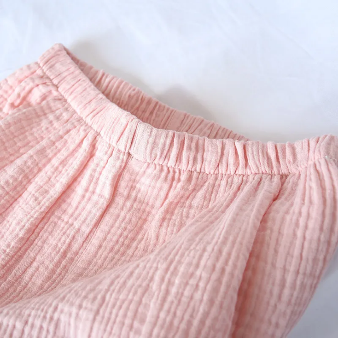 The Long Sleeve - 100% Muslin Cotton Pajama