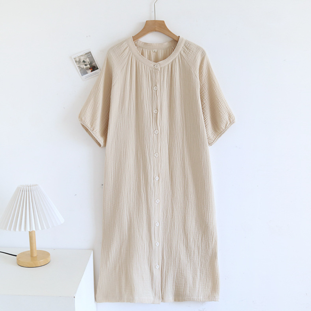 The Nightdress - 100% Muslin Cotton