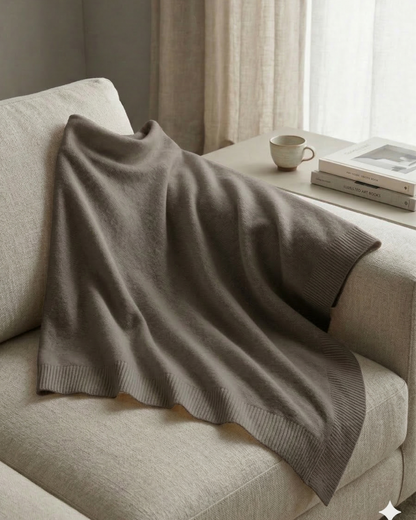 The Knitted Fleece Shawl