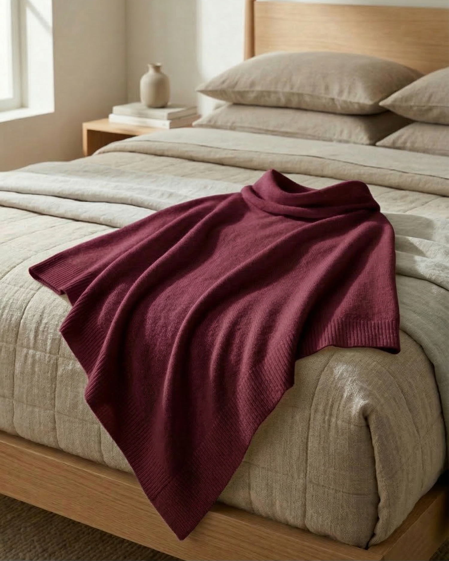 The Knitted Fleece Shawl