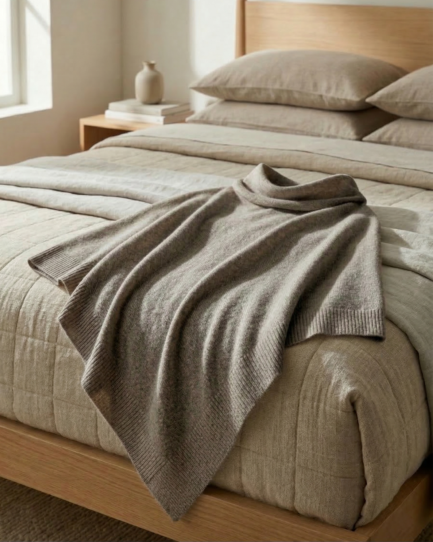 The Knitted Fleece Shawl