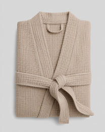 The Four-Seasons Bathrobe - 100% Muslin Cotton