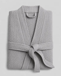 The Four-Seasons Bathrobe - 100% Muslin Cotton