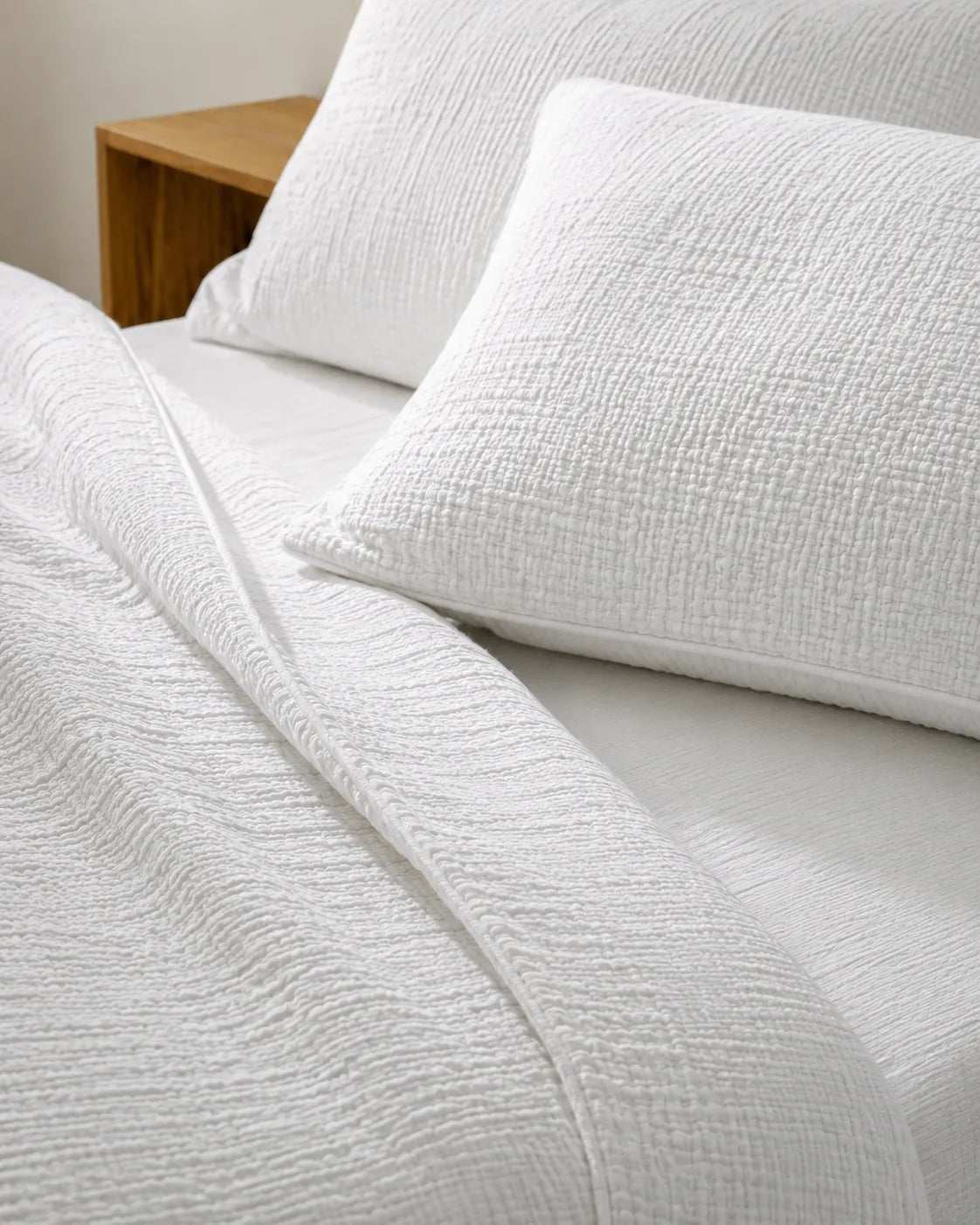 Muslin Cotton Bed Set - 100% Pure Muslin Cotton (4-Pc)