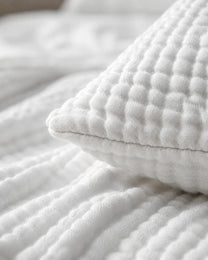 Muslin Cotton Bed Set - 100% Pure Muslin Cotton (4-Pc)