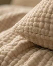 Muslin Cotton Bed Set - 100% Pure Muslin Cotton (4-Pc)