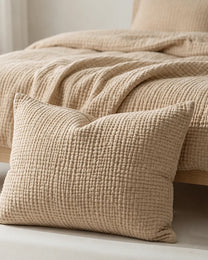 Muslin Cotton Bed Set - 100% Pure Muslin Cotton (4-Pc)