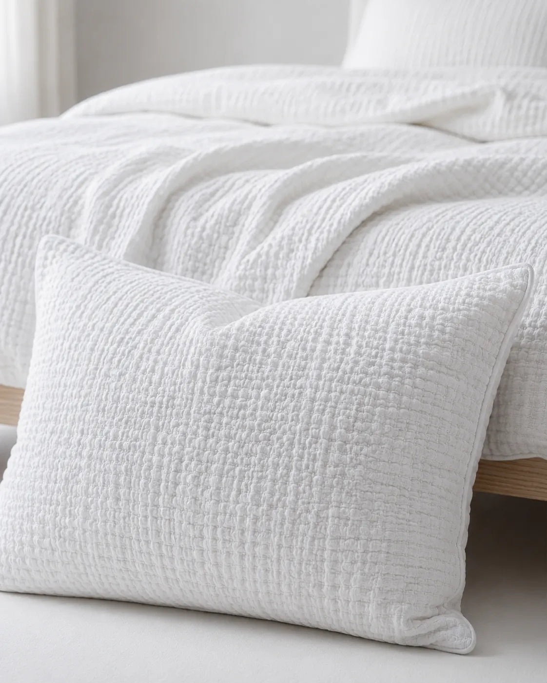 Muslin Cotton Bed Set - 100% Pure Muslin Cotton (4-Pc)