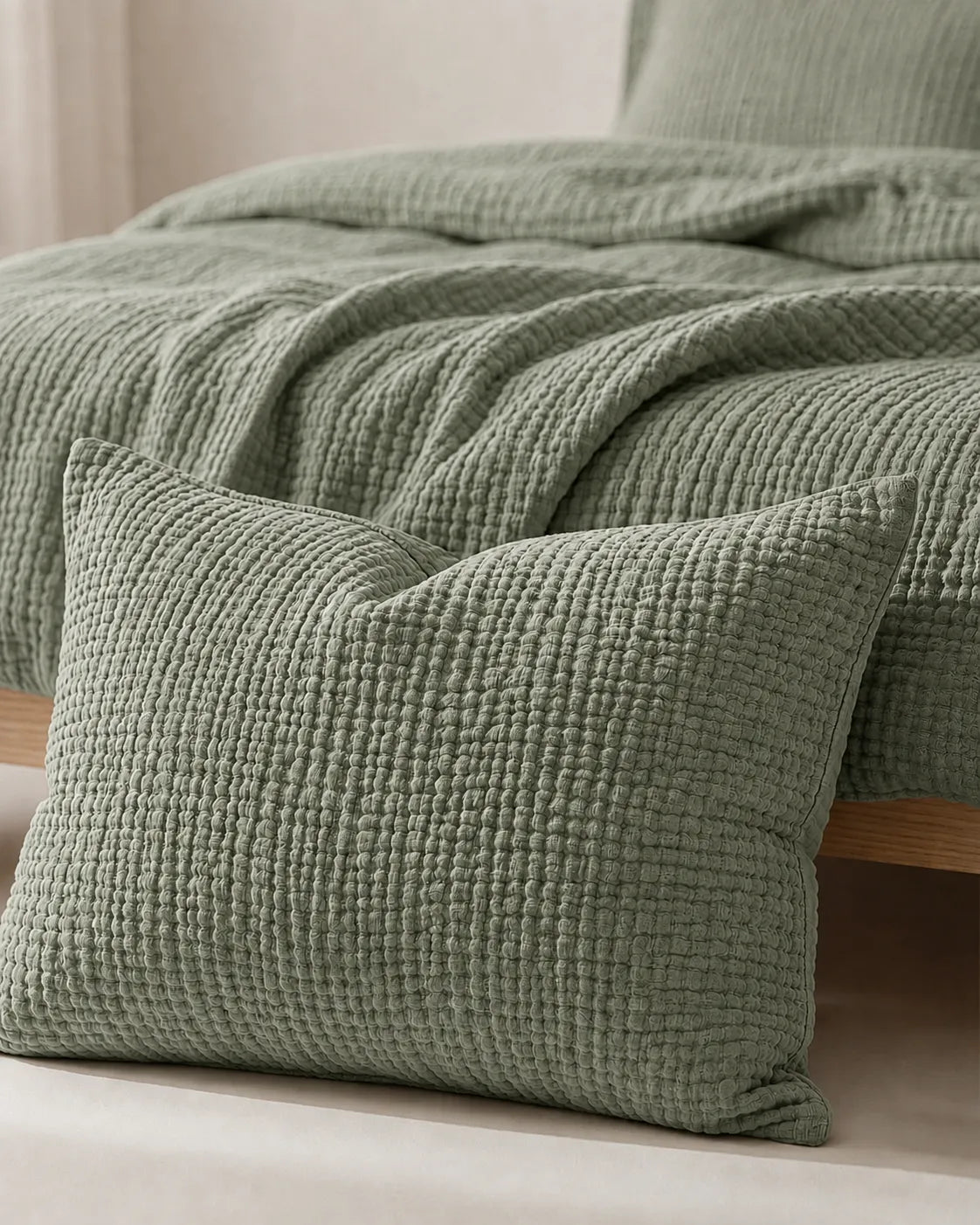 Muslin Cotton Bed Set - 100% Pure Muslin Cotton (4-Pc)