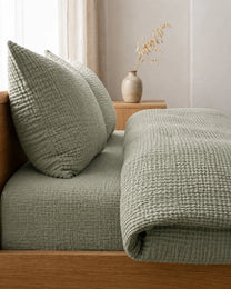 Muslin Cotton Bed Set - 100% Pure Muslin Cotton (4-Pc)