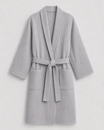 The Four-Seasons Bathrobe - 100% Muslin Cotton