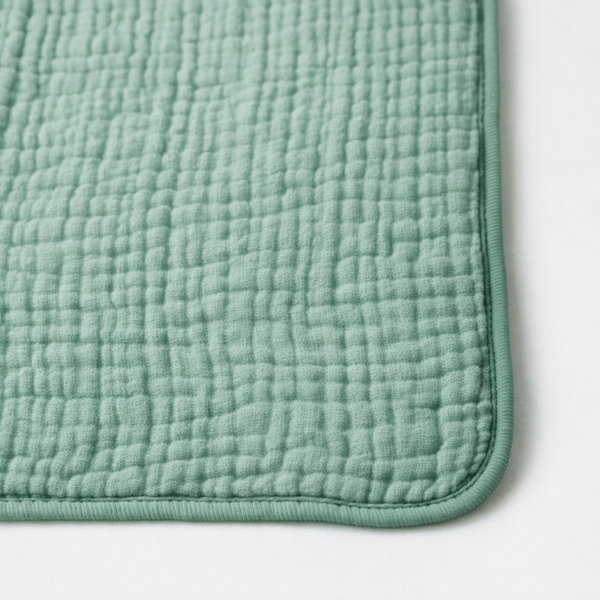 The Monogrammed Muslin Blanket - 100% Muslin Cotton (B1G1) - Green