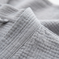 The Four-Seasons Bathrobe - 100% Muslin Cotton