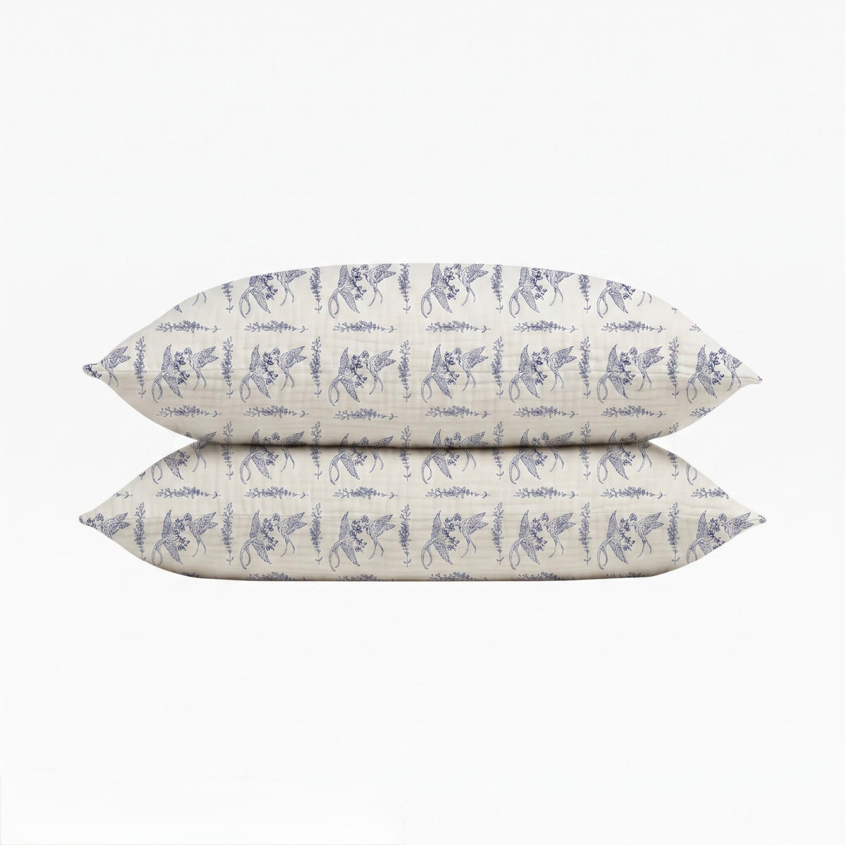 Muslin Cotton Pillowcase Set (2 Pcs)