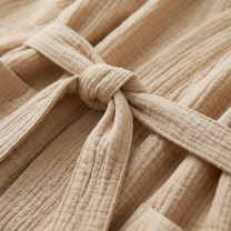 The Four-Seasons Bathrobe - 100% Muslin Cotton