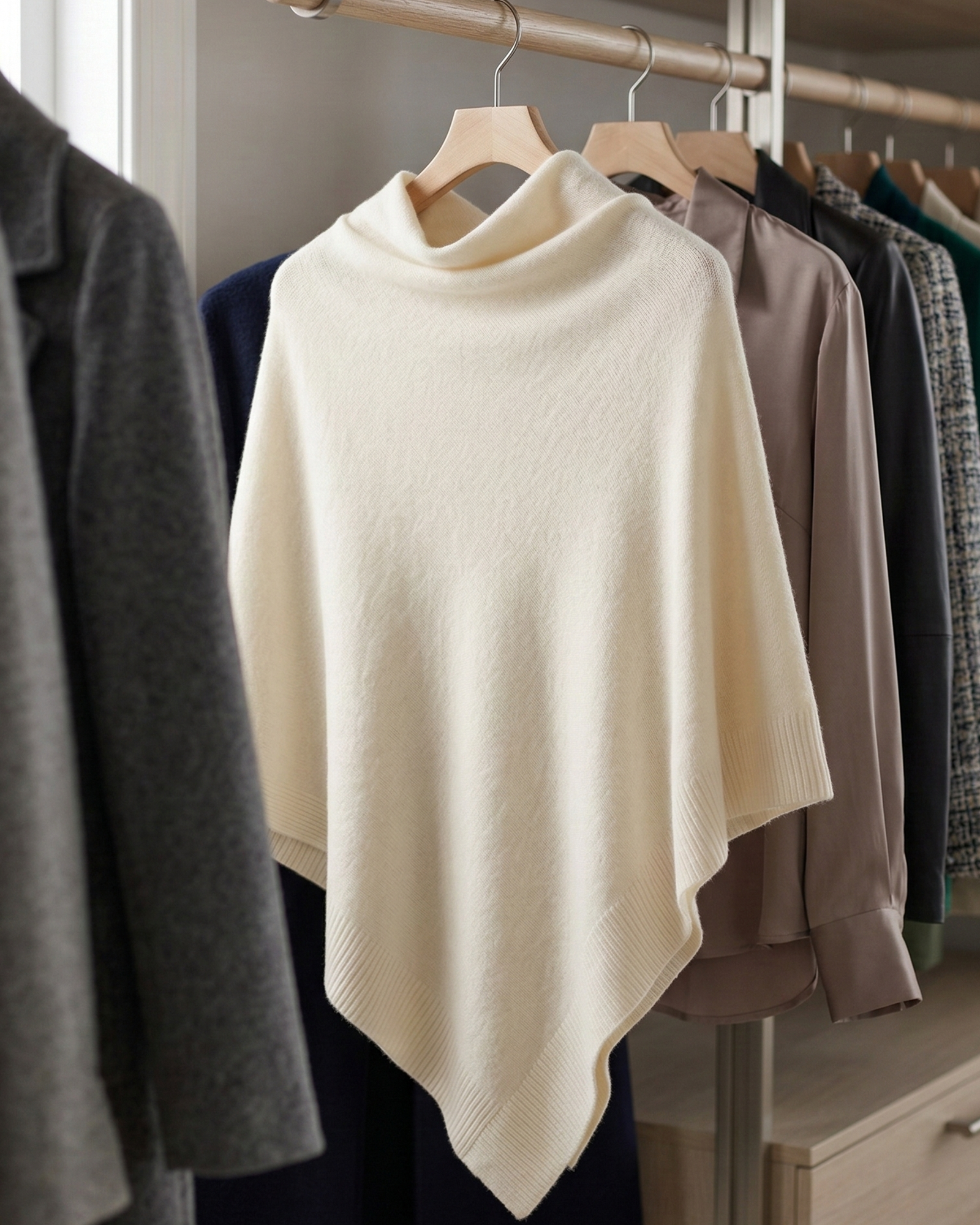 The Knitted Fleece Shawl