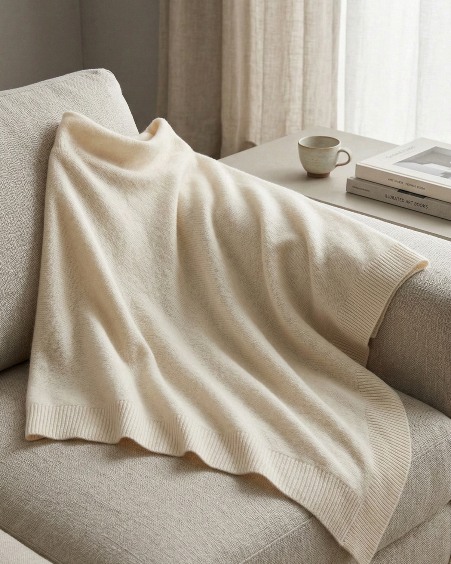 The Knitted Fleece Shawl