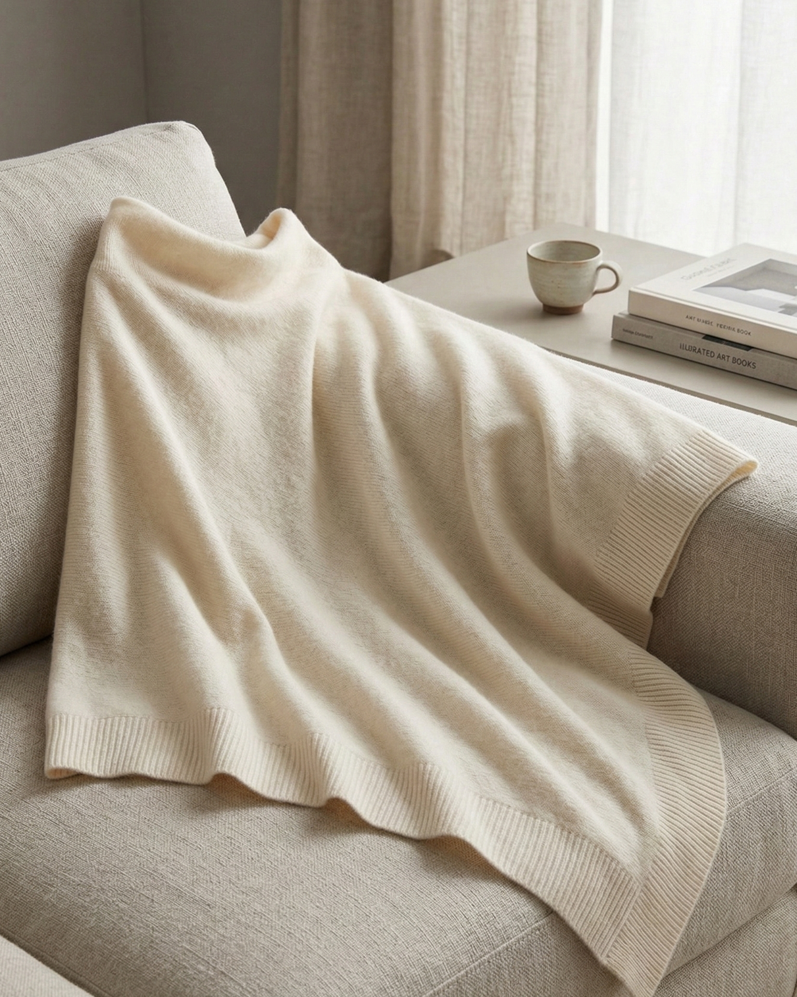 The Knitted Fleece Shawl