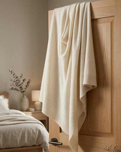 The Knitted Fleece Shawl