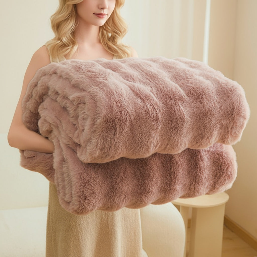 The Fleece Bubble Blanket