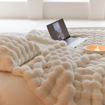 The Fleece Bubble Blanket