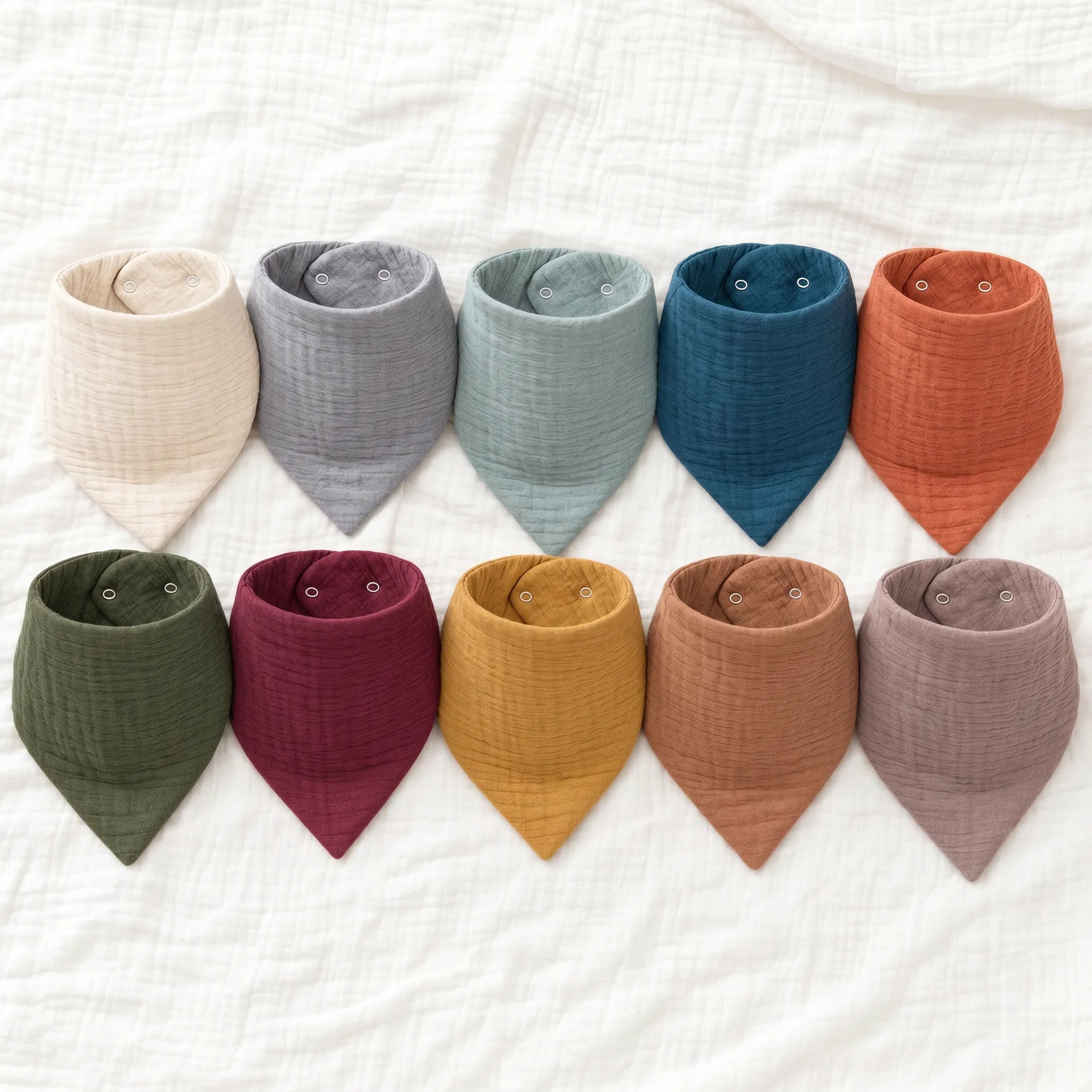 The Muslin Baby Bibs