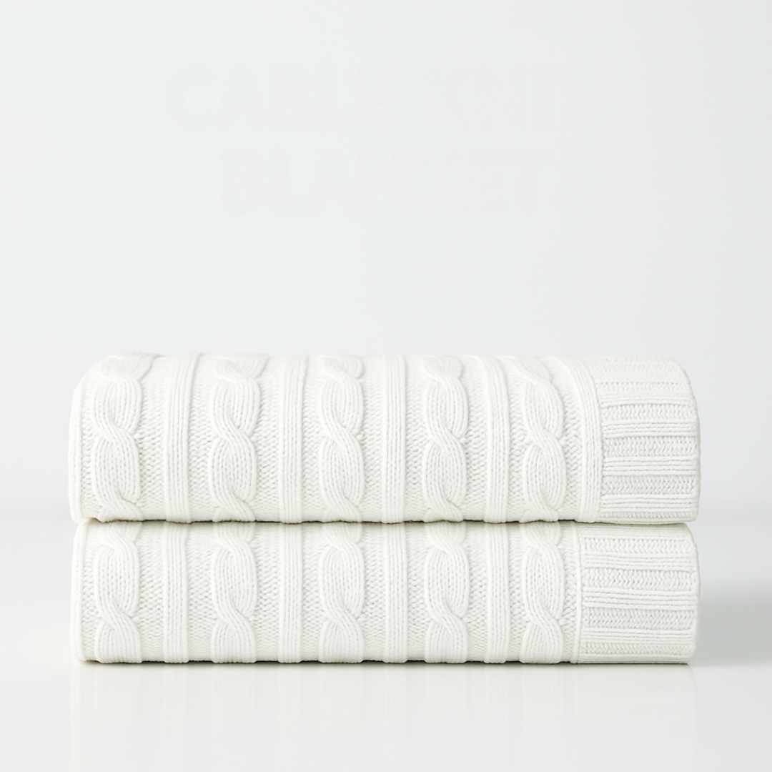 The Knitted Blanket - 100% Cotton