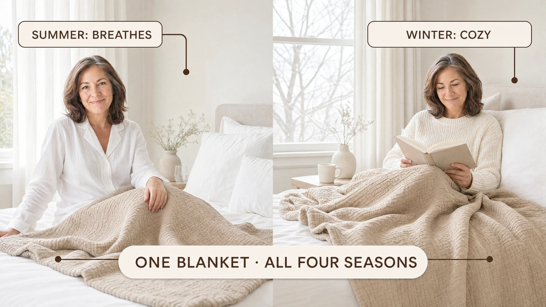 One blanket, all four seasons