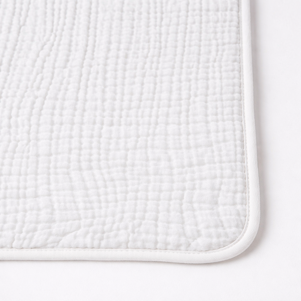 The Monogrammed Muslin Blanket - 100% Muslin Cotton (B1G1) - White