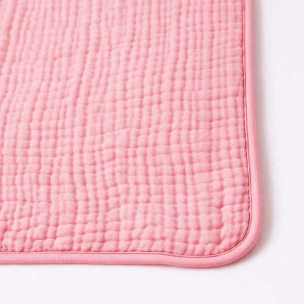 The Monogrammed Muslin Blanket - 100% Muslin Cotton (B1G1) - Pink