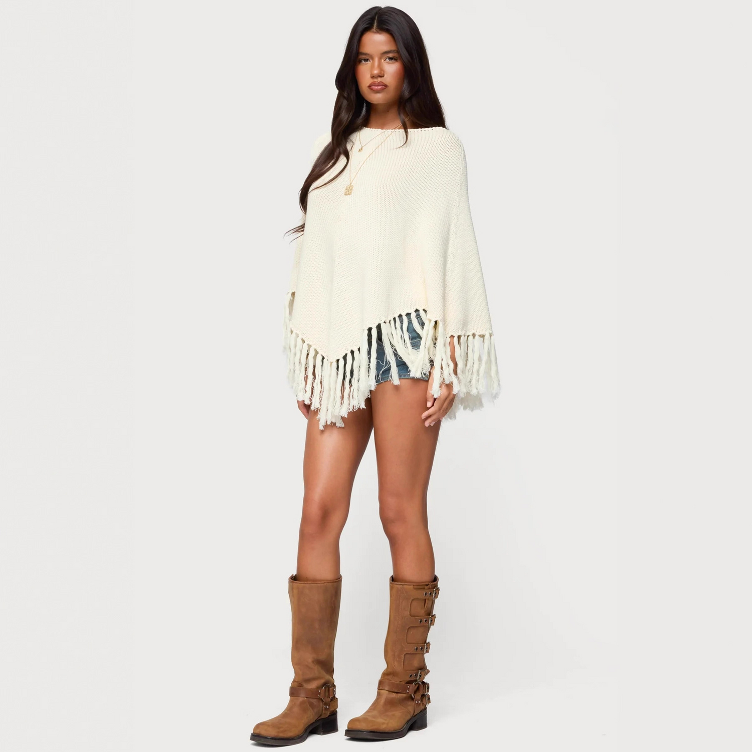 The Fleece Cozy Knit Poncho