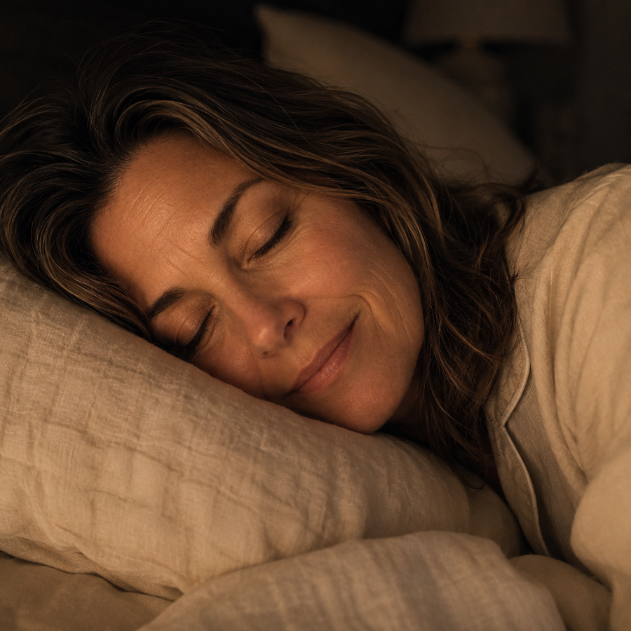 UGC image of Margaret asleep in soft morning light