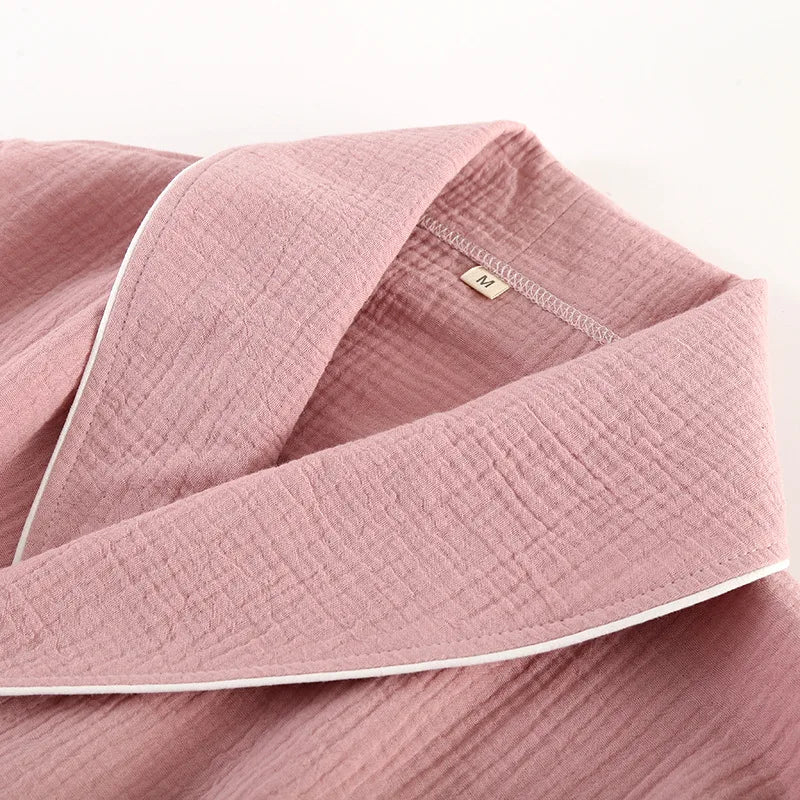 The Muslin Bathrobe - 100% Muslin Cotton
