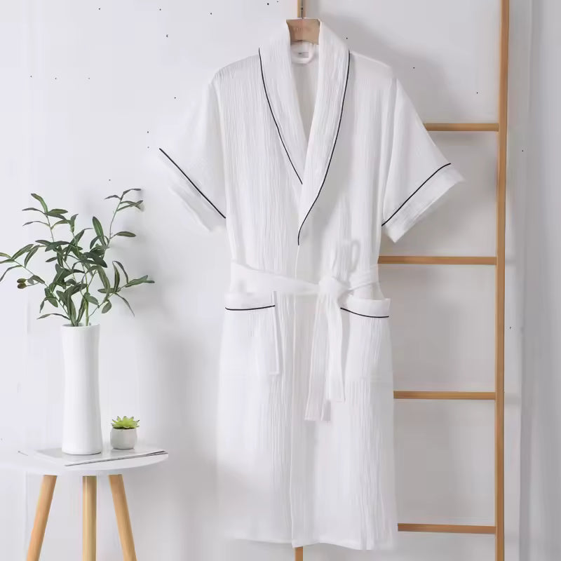 The Muslin Bathrobe - 100% Muslin Cotton